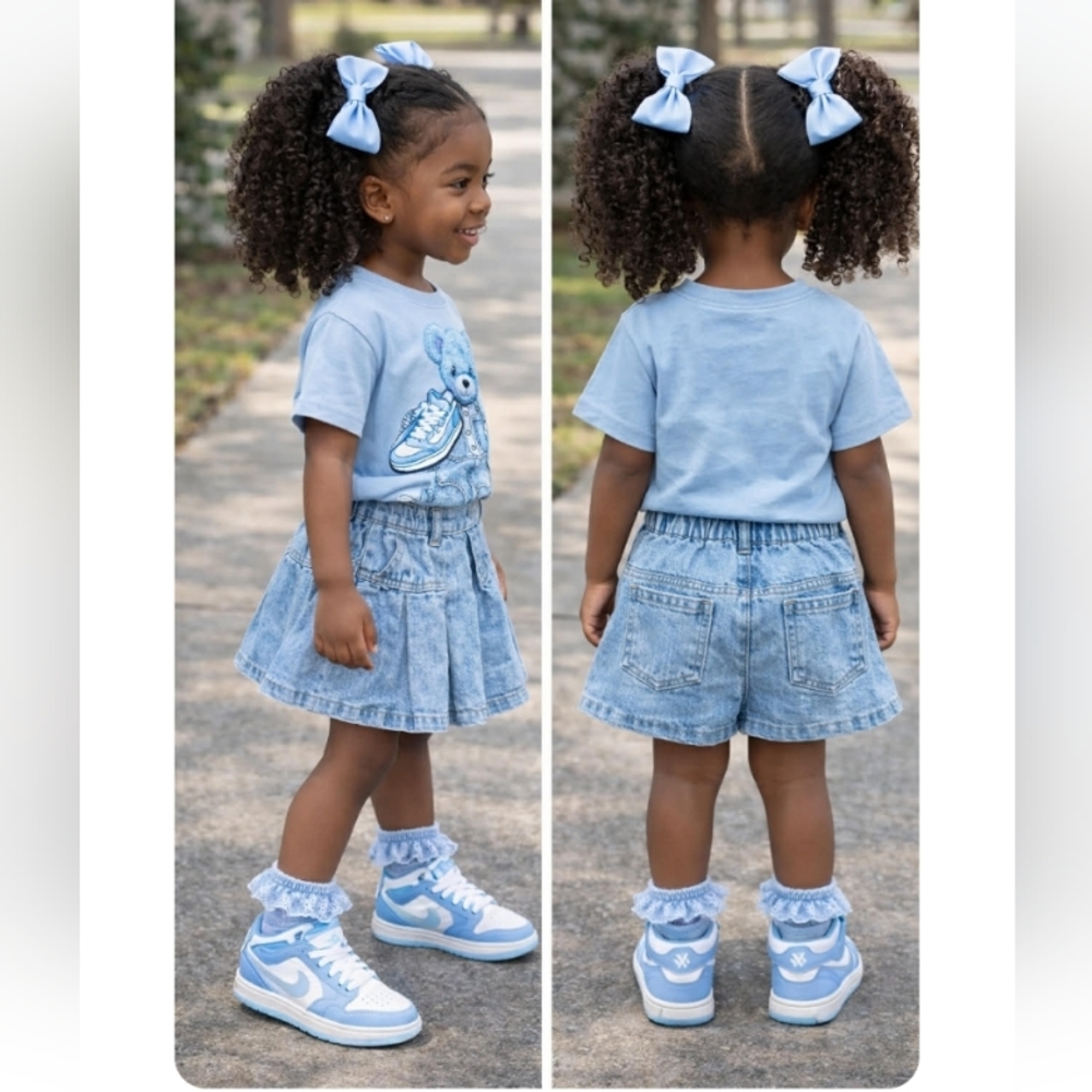 Denim Skort